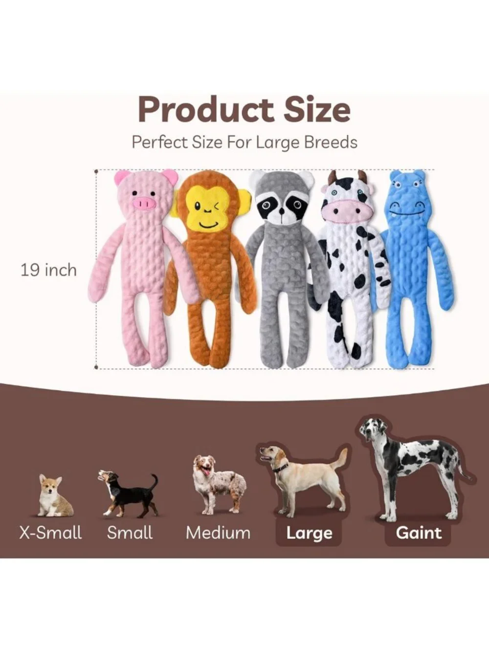 Interactive Crinkle Dog Toys 5 Pack - No Stuffing, Squeaky & Teething Fun!